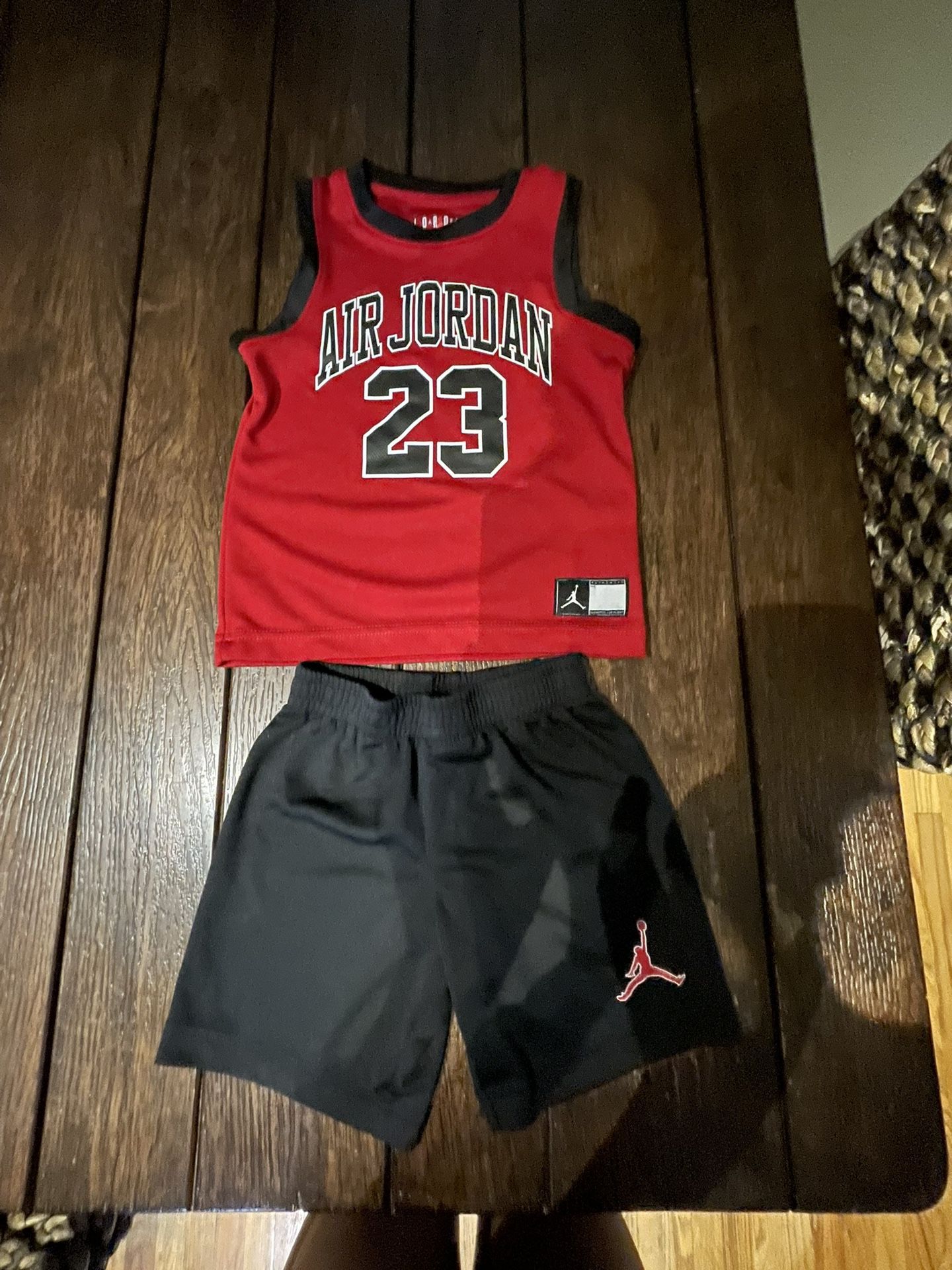 Air Jordan basketball jersey and shorts