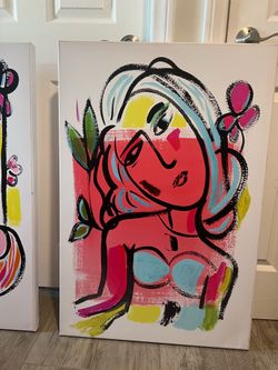Large colorful canvas prints 24”X36”