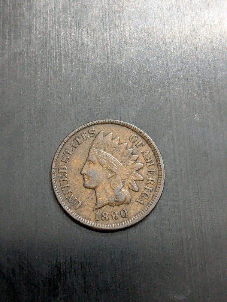 Lovely 1890 Full Liberty Indian Head Penny
