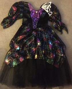 Girls Spider Princess Halloween Costume
