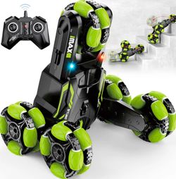 GUOKAI 360° Rotatable 5Wheel RC Stunt Car