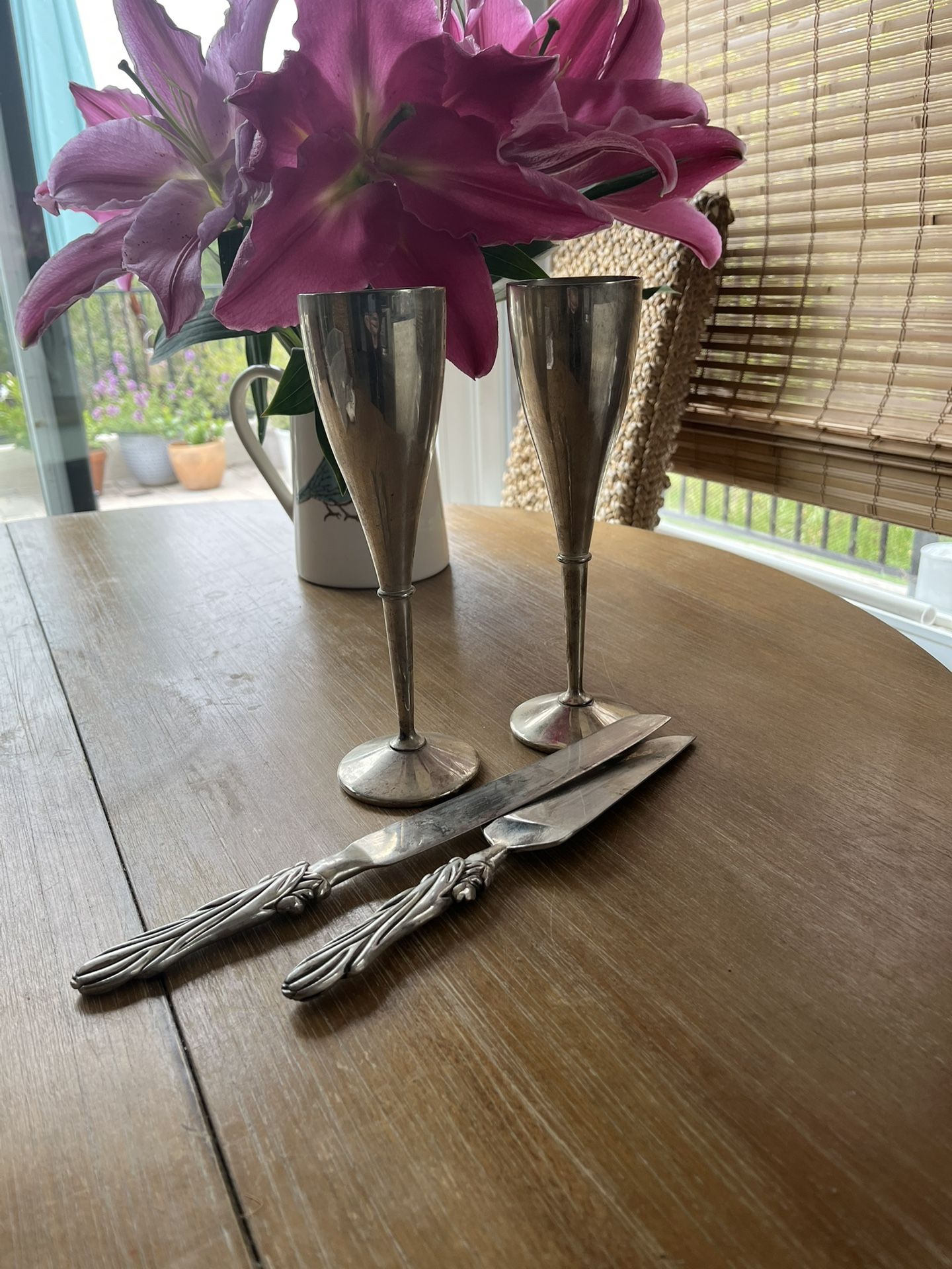 Lenox Sterling silver wedding set