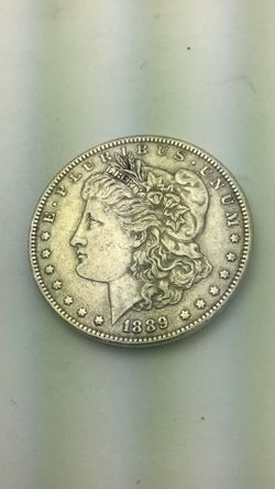 1889 Morgan Silver Dollar Silver Coin 