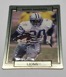 Barry Sanders 1990 Hi Pro Detroit Lions