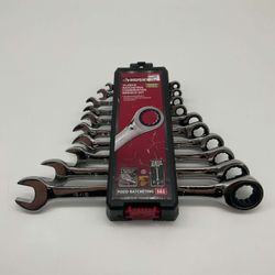 Husky Ratcheting SAE Combination Wrench Set (11-Piece)