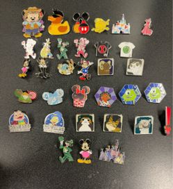 Disney land pin lot including new wave 2026