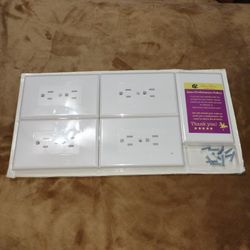 Duplex Outlet Covers - White