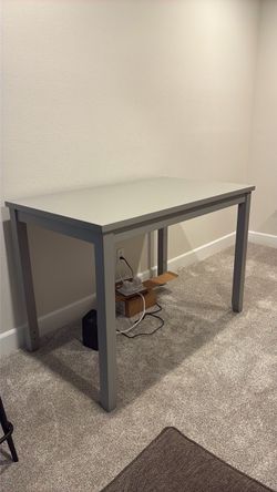 Light gray counter height table