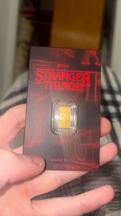 Netflix Stranger Things 1g Gold Bar Perth mint