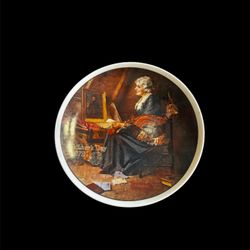 NORMAN ROCKWELL MOTHER'S DAY PLATE 1979 "REFLECTIONS" 8.5”