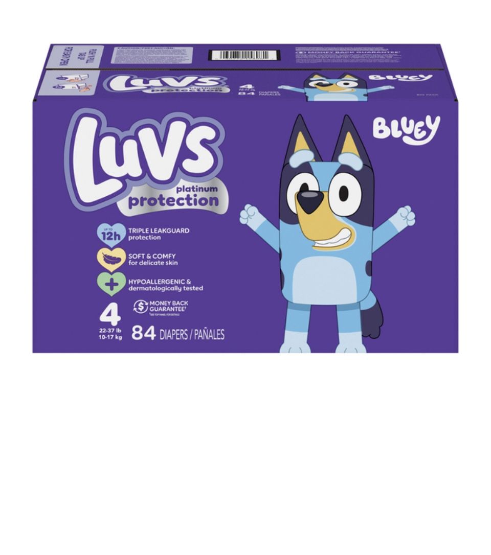 luvs box diapers 
