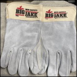 MCR Safety Big Jake Leather Cut Resistant Gloves - Kevlar Stitching - Size XL - NEW