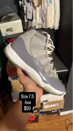 Jordan 11 cool grey size 7.5