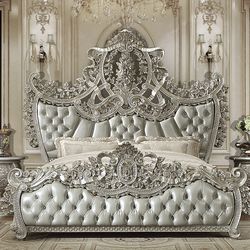 Homey Design Cal King bed frame only, Great Condition