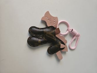 Upcycled with authentic LV material