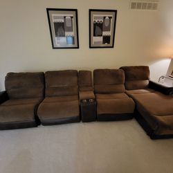 Reclining Sectional Sofa Couch