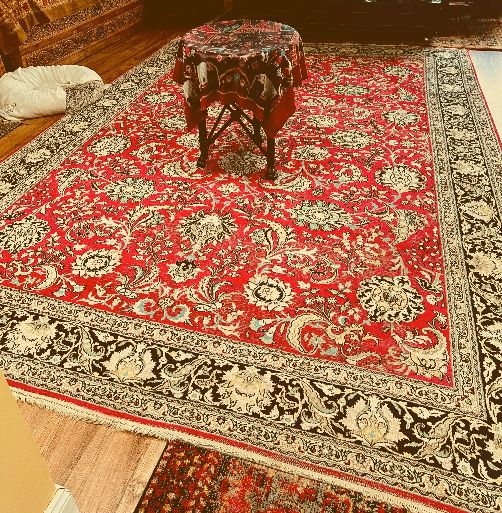 Highest Quality Handmade Hand Knotted Silk Wool Blend Area Rug