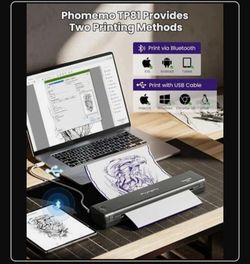 Portable Inkless Printer, great for school or tattoos!
