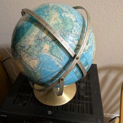 Rand McNally World Globe Vintage 