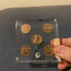 1976 Abraham Lincoln Pennys