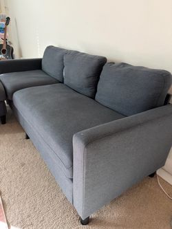 5 Seater couch with detachable futon for sale