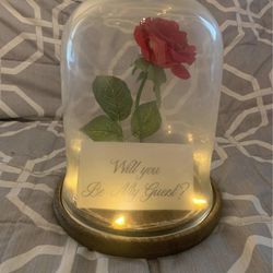 Beauty And The Beast Rose “will You Be My Guest”