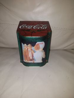 Coca cola collectable tin