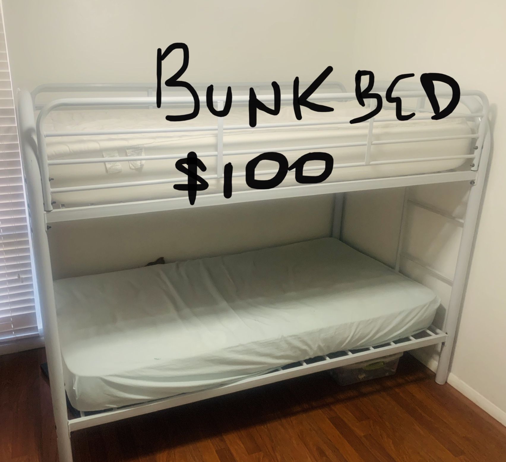 Sturdy bunk bed