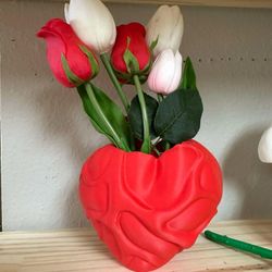 Heart-Shaped Vase