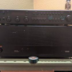 Adcom GFA5500 And GTP450 Amp Preamp Combo