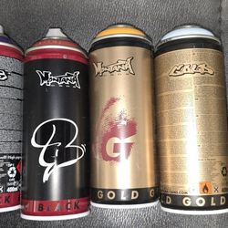 EARLY OG 6 Pack GERMAN MONTANA SPRAY SPRAYPAINT GRAFFITI CANS