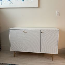 White Storage Cabinet 
