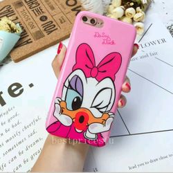 new disney cartoon porcelain silicone case daysi for iphone 7 plus/ 8 plus