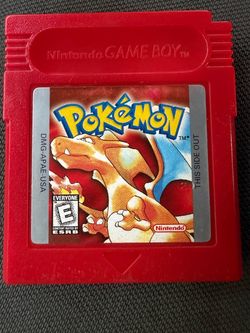 Pokémon Red Version Game Boy Cartridge