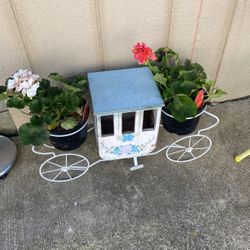 Very Cute Rustic Plant And Flowers Holder Perfect For a Great Gift 