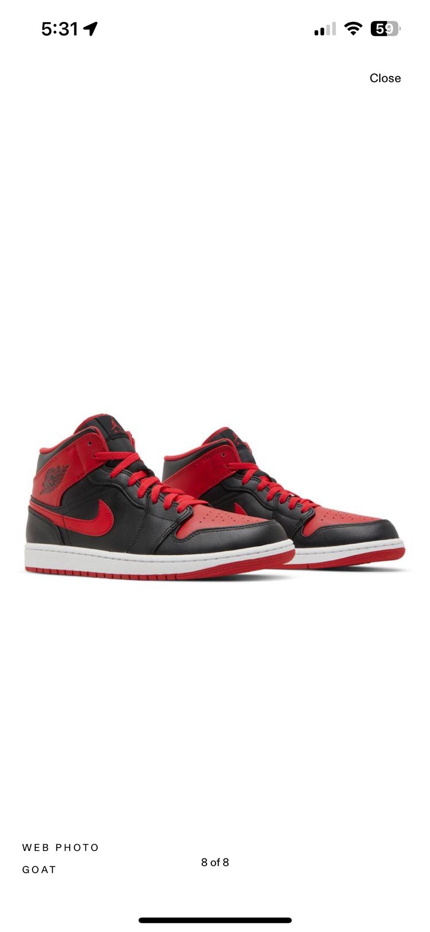 Jordan 1 Mid Alternate Bred (2022)