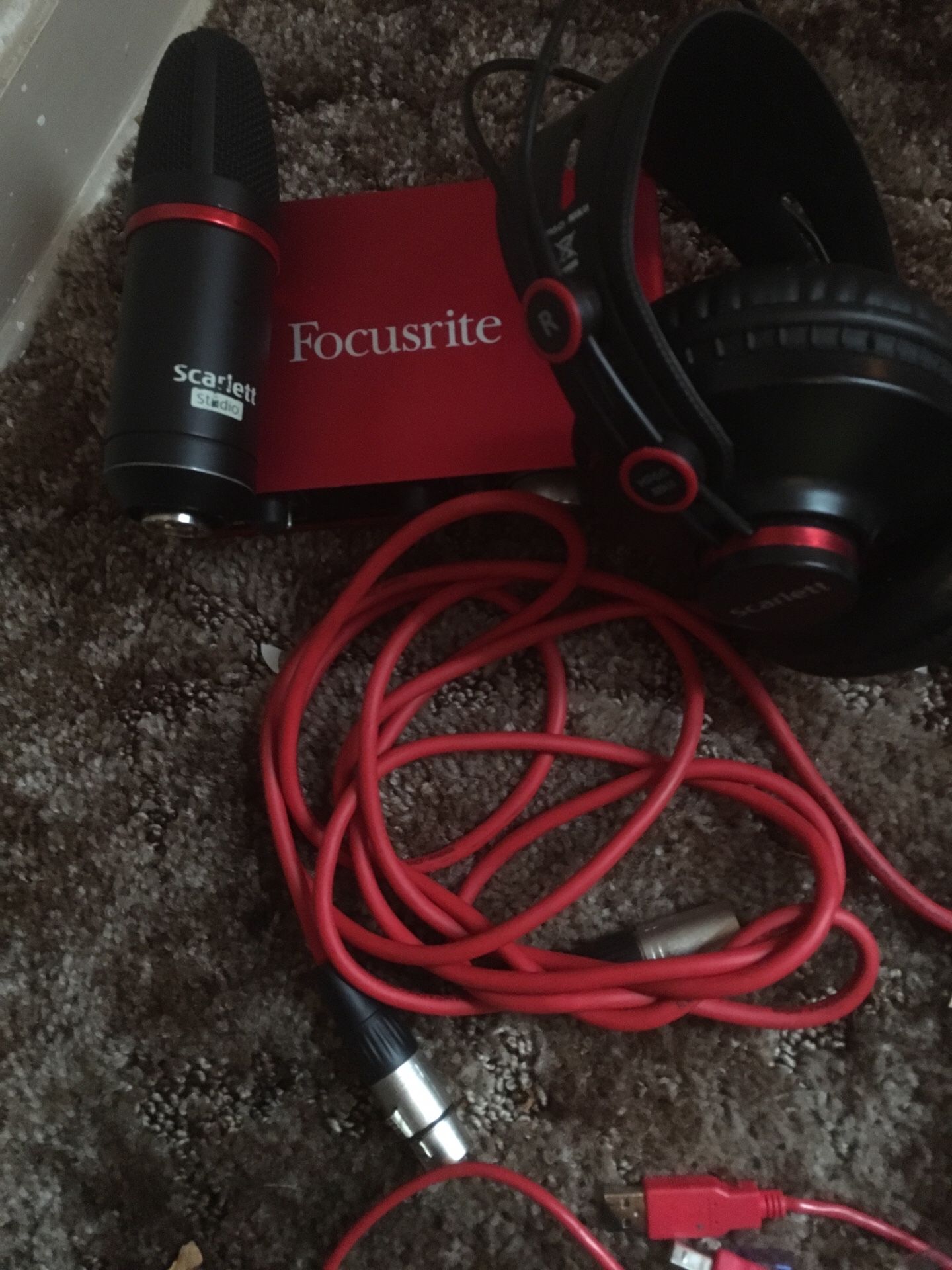 Focusrite/Studio Mic/Studio HeadPhones