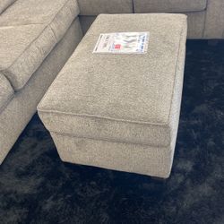 Grey Ottoman