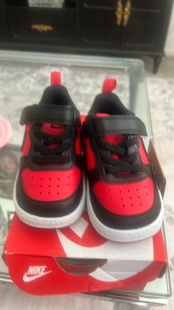 Nike Toddler Borough Low Red and Black