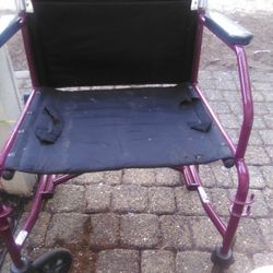 21 Inch Transfer Chair Transport Chair