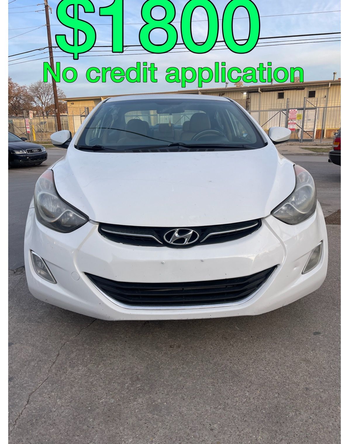 2013 Hyundai Alantra No Credit Application
