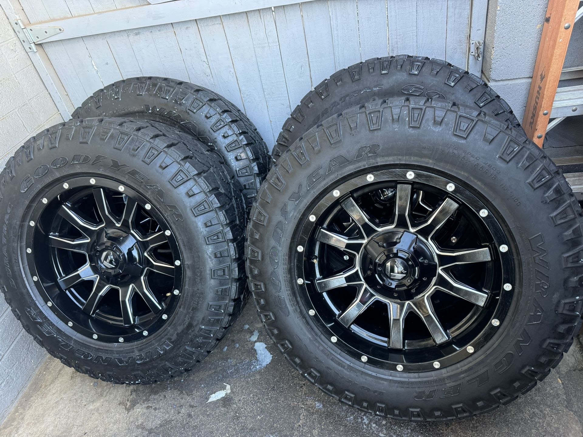 18” Fuel Wheels And Tires