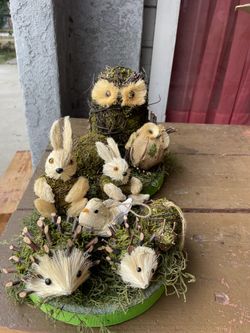 8pc Wood Animal Creators