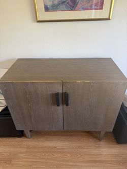 Wood Bar Cabinet – $50 (Venice)