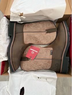 Men’s waterproof steel toe boots