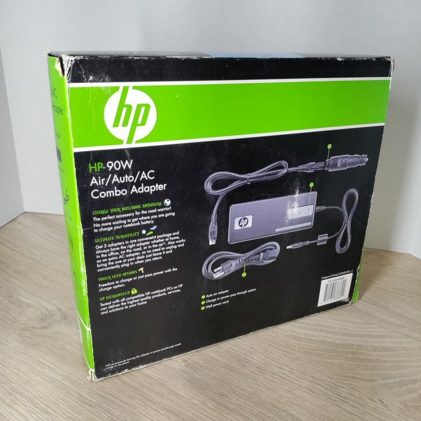HP 90W Air Auto AC Combo Adapter 
