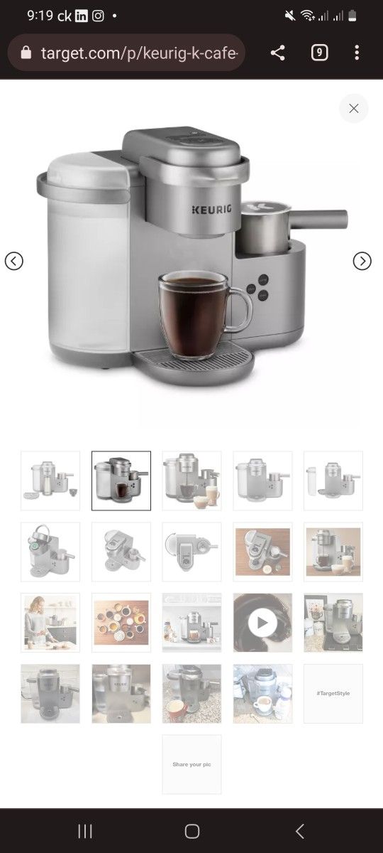 Keurig K Café Special Edition Single Serve Coffee, Latte