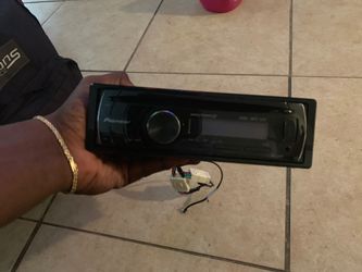 Pioneer car radio.