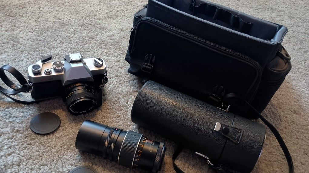 Mamiya Msx 500 35 mm Film Camera And 50m Lens