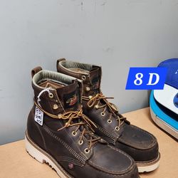 Thorogood Work Boot Size 8 D STEEL MOC TOE 